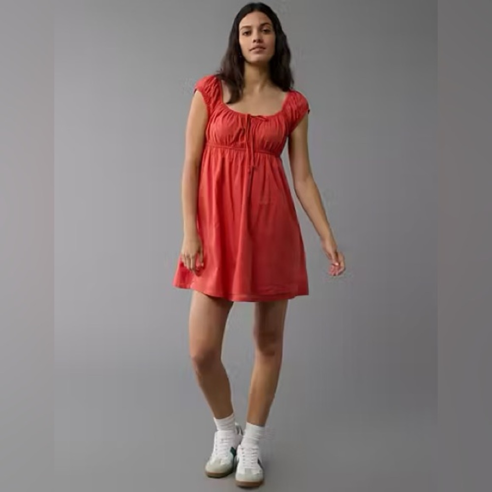 American Eagle Outfitters Coral Mini Dress